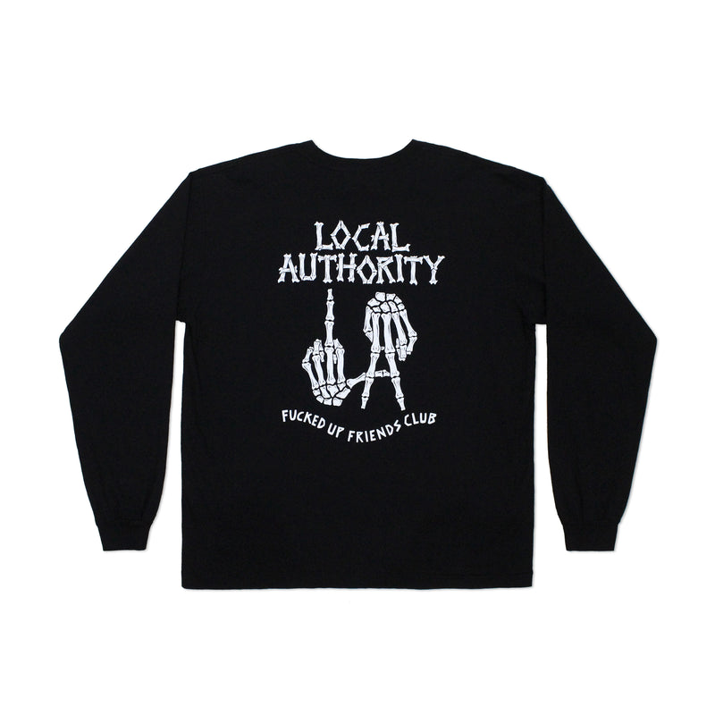 LA BONES FUFC LONG SLEEVE SHOP TEE