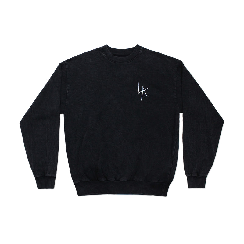 LA SLASH CREW NECK FLEECE