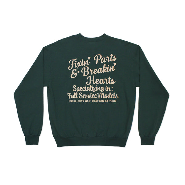 SUNSET STRIP AUTOPARTS CREW NECK FLEECE