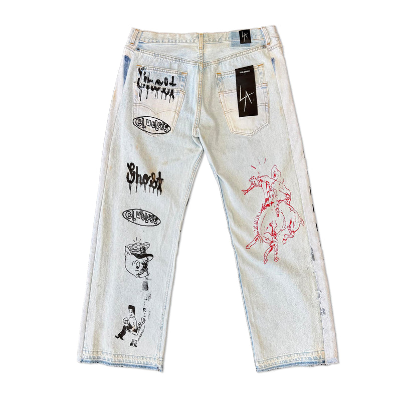 LA X GG DENIM PANT