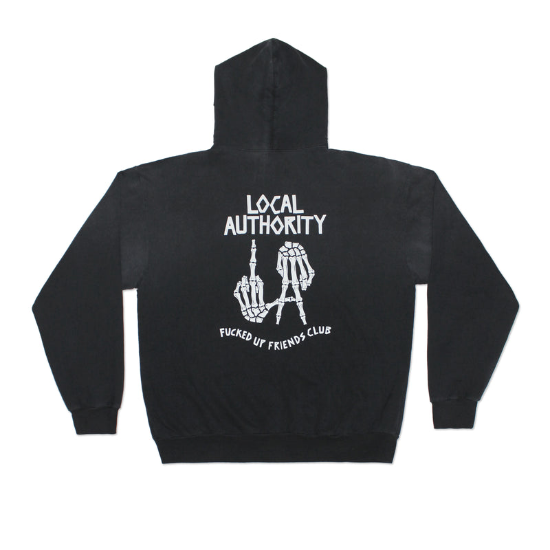 LA BONES ZIP FLEECE