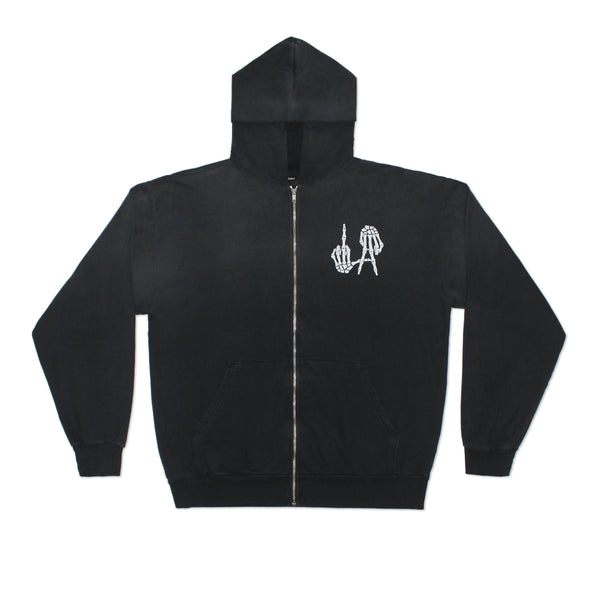 LA BONES ZIP FLEECE