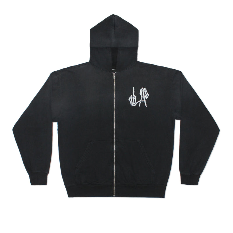 LA BONES ZIP FLEECE
