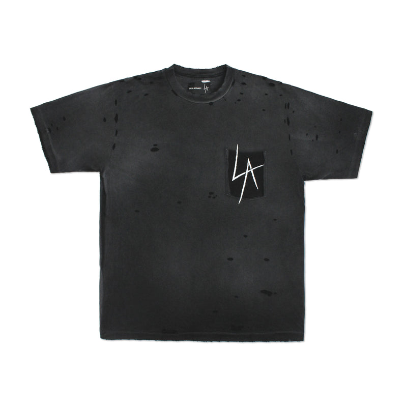 LA SLASH DESTROYED TEE