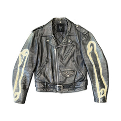 LA X GG LEATHER JACKET