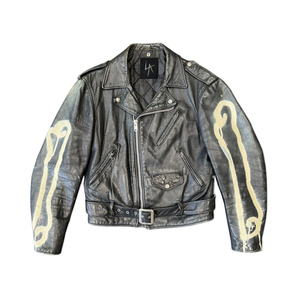 LA X GG LEATHER JACKET