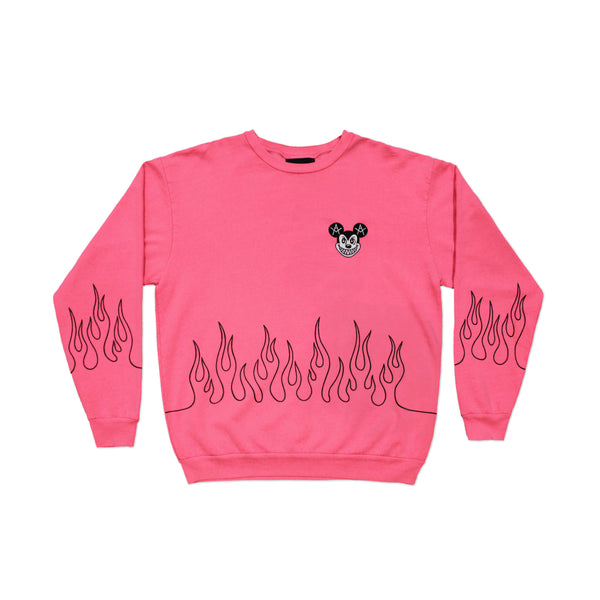 MISCHIEF FIRE CREW NECK FLEECE