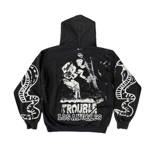 TROUBLE LA HOODED FLEECE