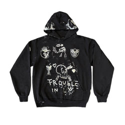 TROUBLE LA HOODED FLEECE