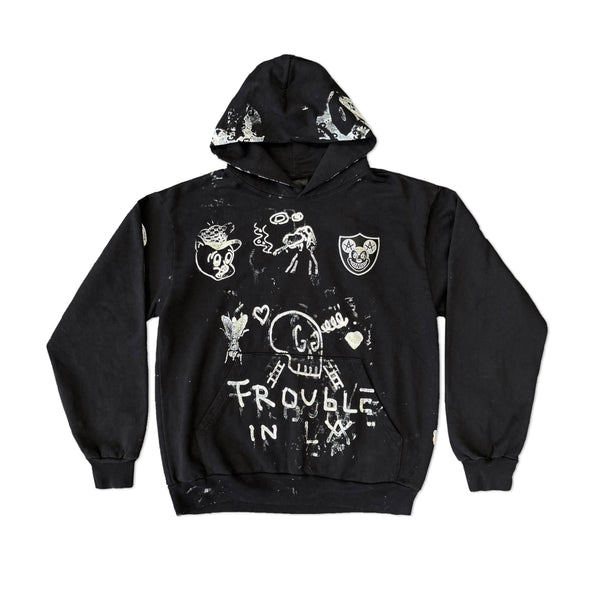 TROUBLE LA HOODED FLEECE