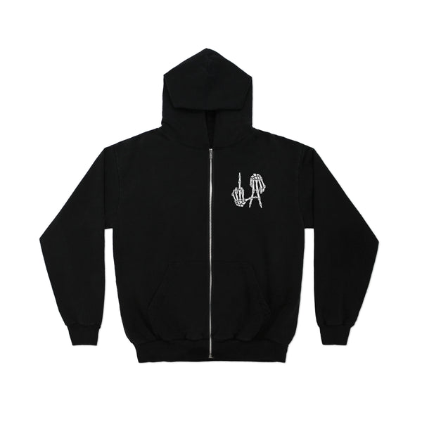 LA BONES ZIP FLEECE