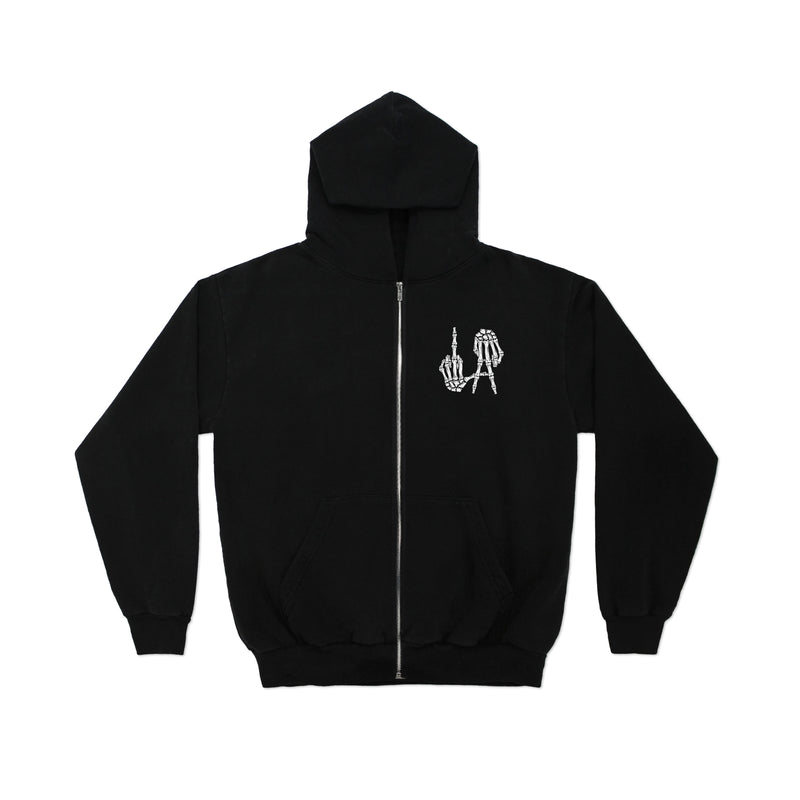 LA BONES ZIP FLEECE