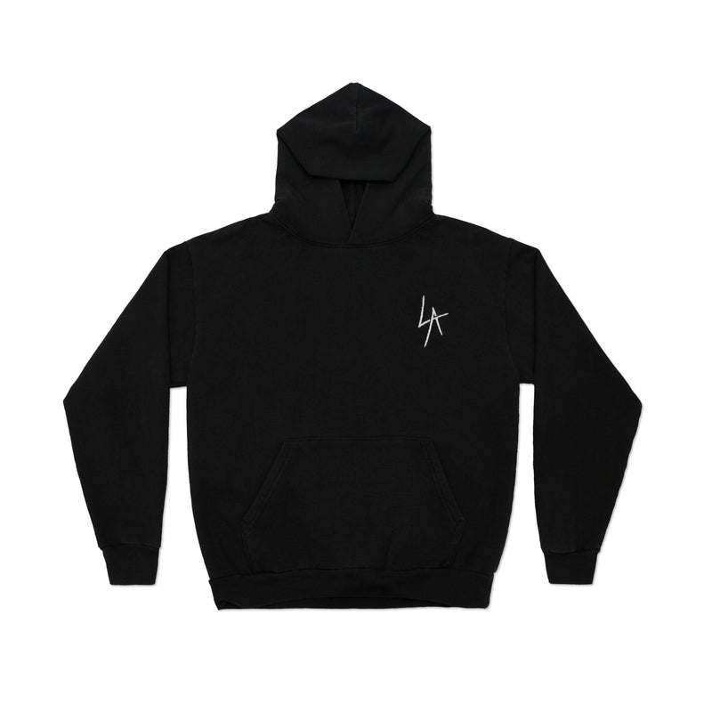 LA SLASH HOODED FLEECE