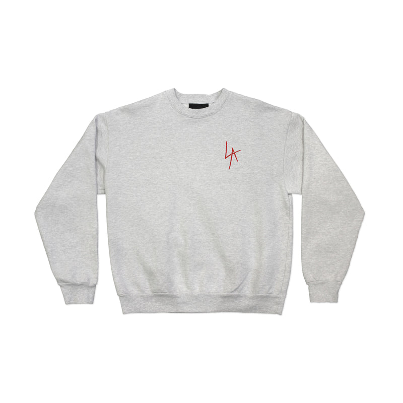 LA SLASH CREW NECK FLEECE