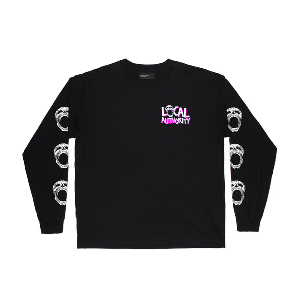 SKULL TOUR LONG SLEEVE SHOP TEE