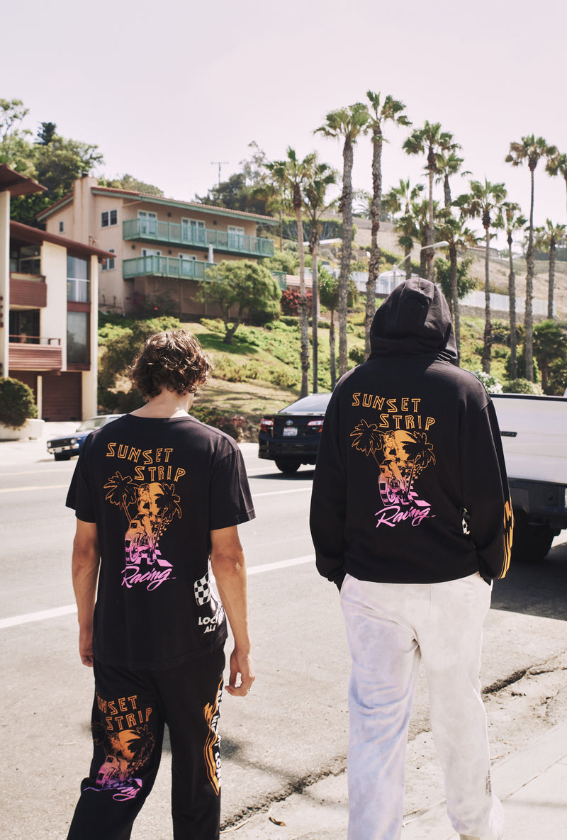 SUNSET STRIP RACING POCKET TEE