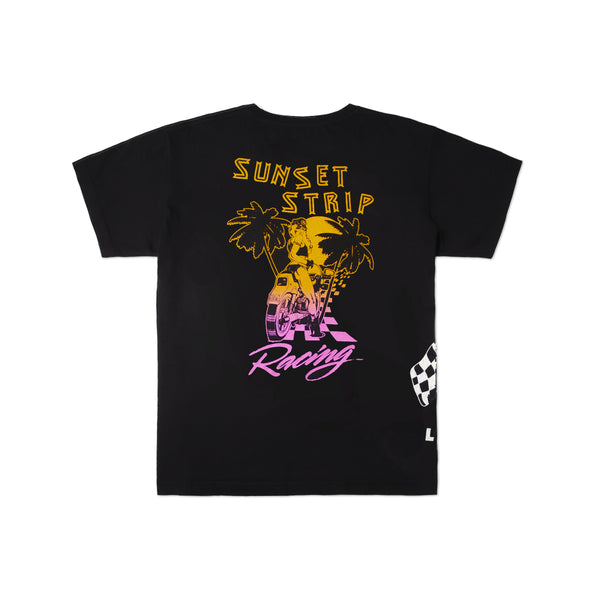 SUNSET STRIP RACING POCKET TEE