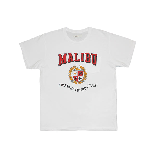 MALIBU SWINGERS CLUB CREST POCKET TEE