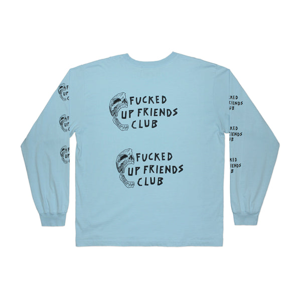 HALF SKULL FUFC LONG SLEEVE SHOP TEE