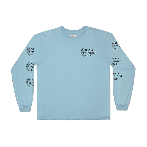 HALF SKULL FUFC LONG SLEEVE SHOP TEE