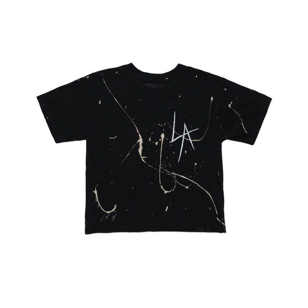 LA SLASH DESTROYED CROP TEE