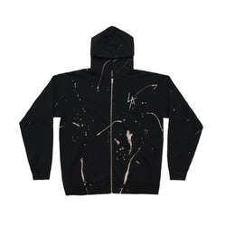 LA SLASH DESTROYED ZIP FLEECE