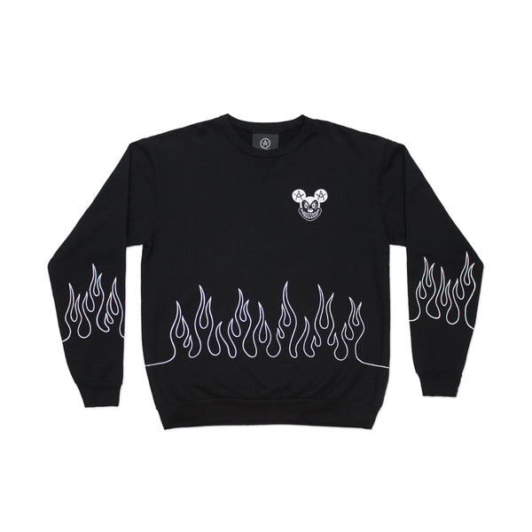 MISCHIEF FIRE CREW NECK FLEECE