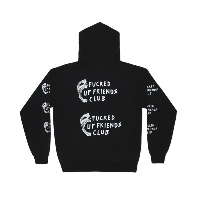 HALF SKULL FUFC HOODED FLEECE