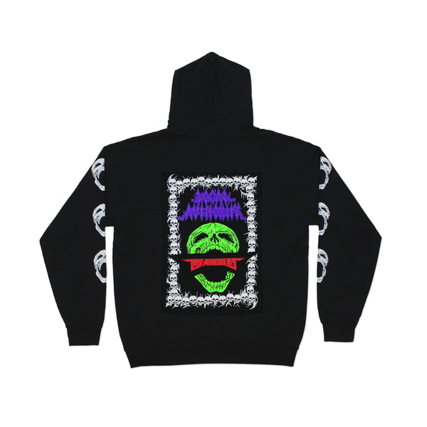 STACK SKULL HOODED FLEECE