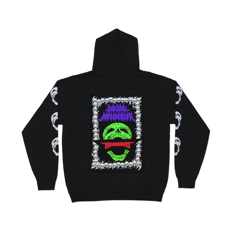 STACK SKULL HOODED FLEECE