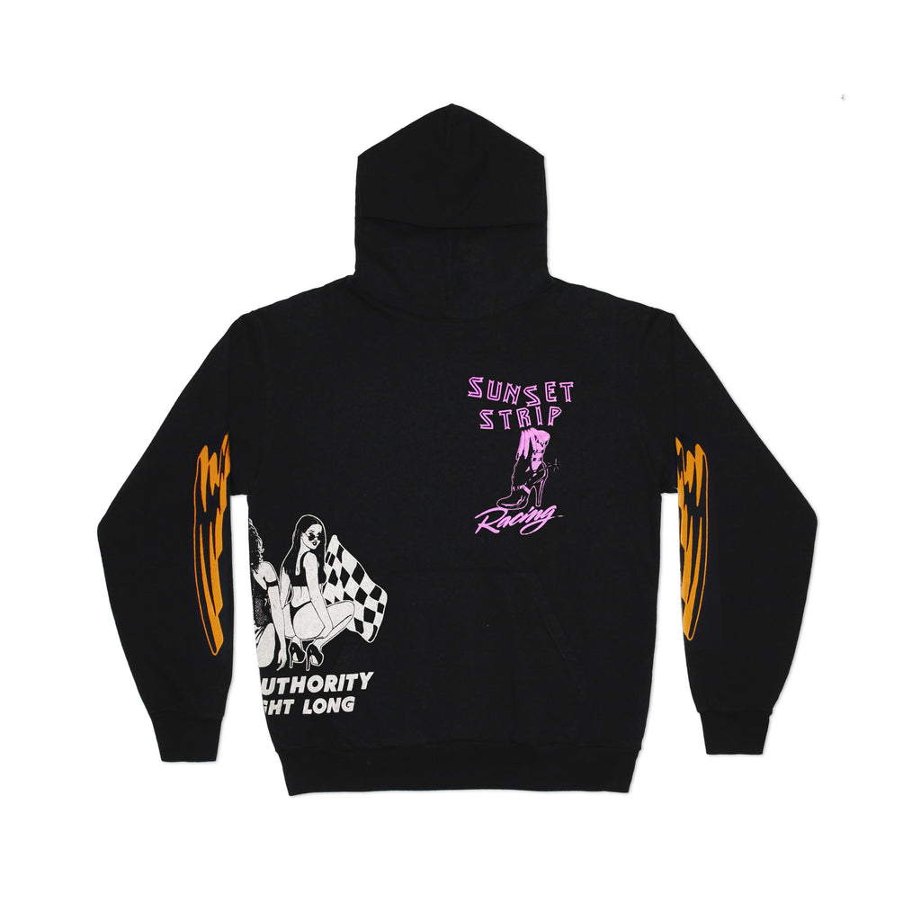 SUNSET STRIP RACING HOODED FLEECE – Local Authority