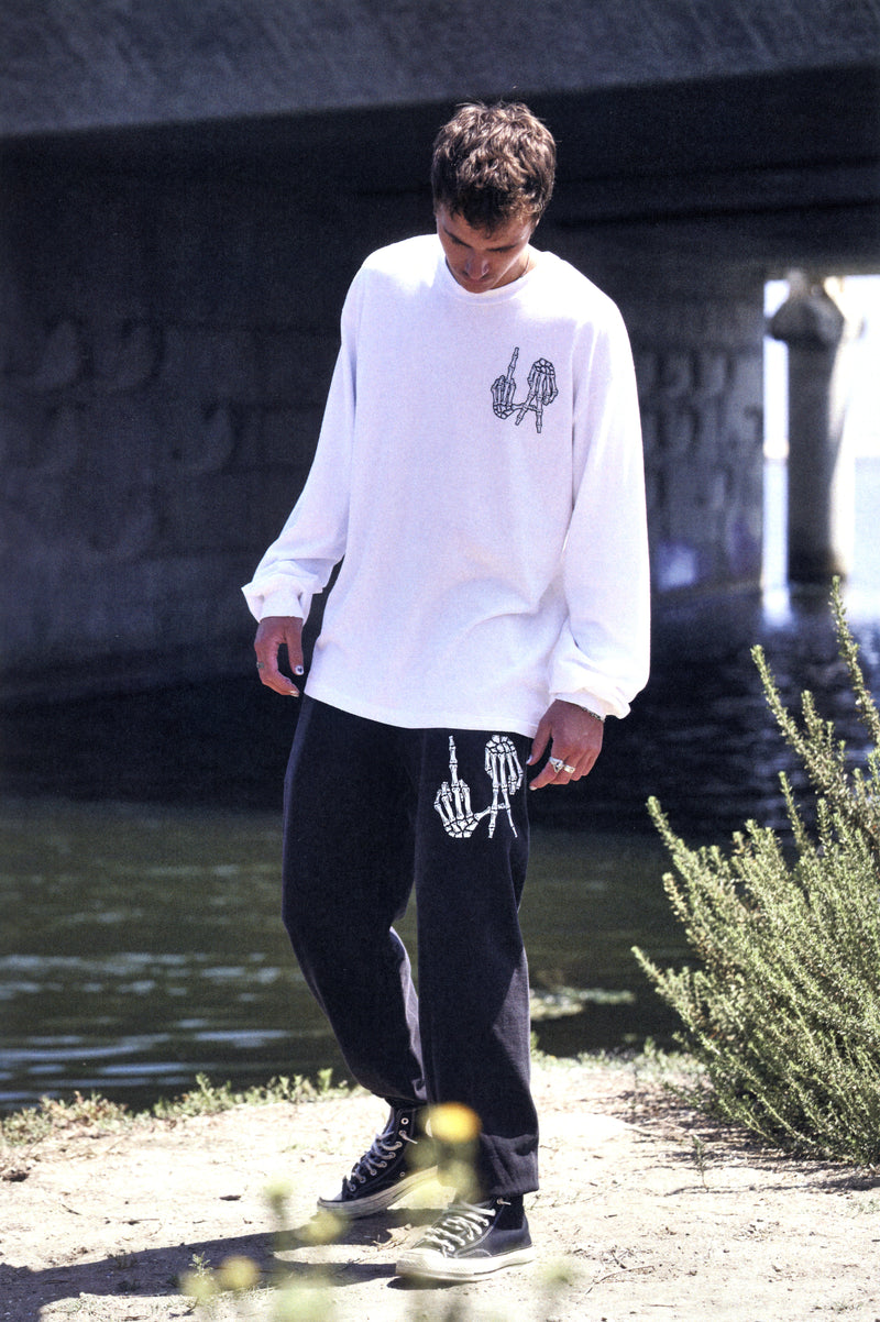 LA BONES LONG SLEEVE SHOP TEE