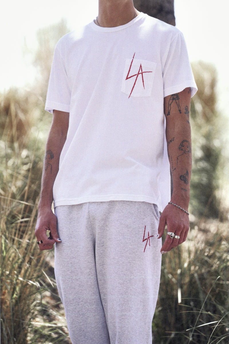 LA SLASH POCKET TEE