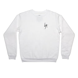 LA Slash crew neck fleece emb